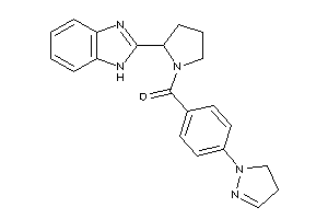 [2-(1H-benzimidazol-2-yl)pyrrolidino]-[4-(2-pyrazolin-1-yl)phenyl]methanone