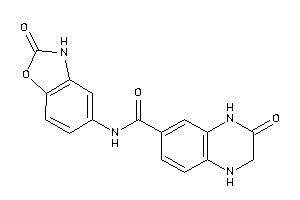 3-keto-N-(2-keto-3H-1,3-benzoxazol-5-yl)-2,4-dihydro-1H-quinoxaline-6-carboxamide