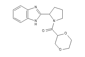 [2-(1H-benzimidazol-2-yl)pyrrolidino]-(1,4-dioxan-2-yl)methanone