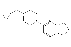 2-[4-(cyclopropylmethyl)piperazino]-1-pyrindan