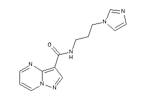 N-(3-imidazol-1-ylpropyl)pyrazolo[1,5-a]pyrimidine-3-carboxamide