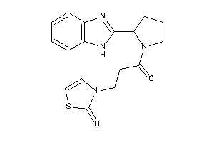 3-[3-[2-(1H-benzimidazol-2-yl)pyrrolidino]-3-keto-propyl]-4-thiazolin-2-one