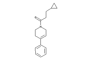 3-cyclopropyl-1-(4-phenyl-3,6-dihydro-2H-pyridin-1-yl)propan-1-one