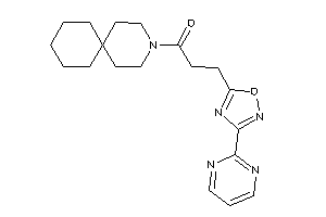 1-(3-azaspiro[5.5]undecan-3-yl)-3-[3-(2-pyrimidyl)-1,2,4-oxadiazol-5-yl]propan-1-one