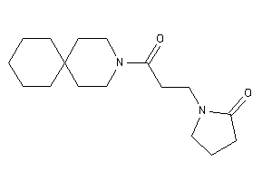 1-[3-(3-azaspiro[5.5]undecan-3-yl)-3-keto-propyl]-2-pyrrolidone