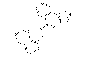 N-(4H-1,3-benzodioxin-8-ylmethyl)-2-(1,2,4-oxadiazol-5-yl)benzamide