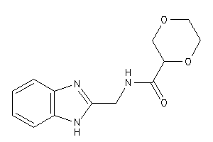 Image of N-(1H-benzimidazol-2-ylmethyl)-1,4-dioxane-2-carboxamide