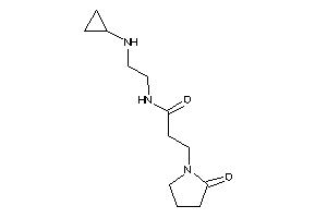 N-[2-(cyclopropylamino)ethyl]-3-(2-ketopyrrolidino)propionamide