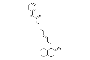 Image of N-phenylcarbamic Acid 7-(2-methylenedecalin-1-yl)hept-4-enyl Ester