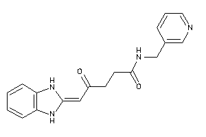 5-(1,3-dihydrobenzimidazol-2-ylidene)-4-keto-N-(3-pyridylmethyl)valeramide