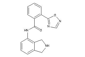 N-isoindolin-4-yl-2-(1,2,4-oxadiazol-5-yl)benzamide