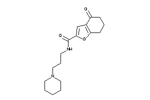 4-keto-N-(3-piperidinopropyl)-6,7-dihydro-5H-benzofuran-2-carboxamide