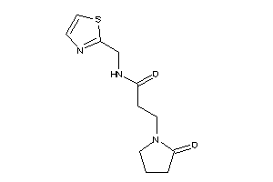 3-(2-ketopyrrolidino)-N-(thiazol-2-ylmethyl)propionamide