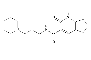 2-keto-N-(3-piperidinopropyl)-1,5,6,7-tetrahydro-1-pyrindine-3-carboxamide