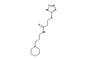 N-(3-piperidinopropyl)-3-(1H-tetrazol-5-ylthio)propionamide