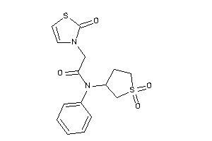 N-(1,1-diketothiolan-3-yl)-2-(2-keto-4-thiazolin-3-yl)-N-phenyl-acetamide