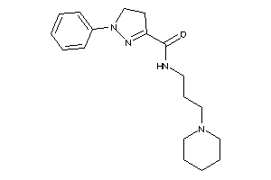 1-phenyl-N-(3-piperidinopropyl)-2-pyrazoline-3-carboxamide