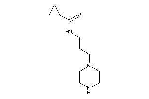 N-(3-piperazinopropyl)cyclopropanecarboxamide