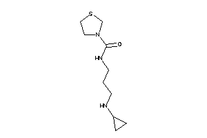 N-[3-(cyclopropylamino)propyl]thiazolidine-3-carboxamide