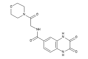 2,3-diketo-N-(2-keto-2-morpholino-ethyl)-1,4-dihydroquinoxaline-6-carboxamide