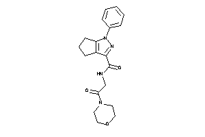 N-(2-keto-2-morpholino-ethyl)-1-phenyl-5,6-dihydro-4H-cyclopenta[c]pyrazole-3-carboxamide