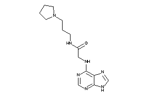 2-(9H-purin-6-ylamino)-N-(3-pyrrolidinopropyl)acetamide