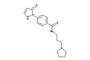 4-(5-keto-3-pyrazolin-1-yl)-N-(3-pyrrolidinopropyl)benzamide