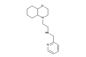 2-(2,3,4a,5,6,7,8,8a-octahydrobenzo[b][1,4]oxazin-4-yl)ethyl-(2-pyridylmethyl)amine