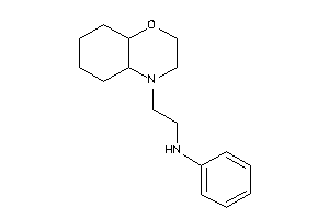 2-(2,3,4a,5,6,7,8,8a-octahydrobenzo[b][1,4]oxazin-4-yl)ethyl-phenyl-amine