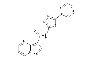 N-(5-phenyl-1,3,4-thiadiazol-2-yl)pyrazolo[1,5-a]pyrimidine-3-carboxamide