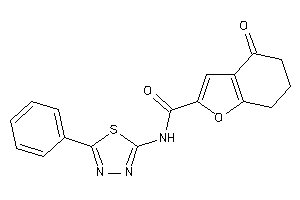 4-keto-N-(5-phenyl-1,3,4-thiadiazol-2-yl)-6,7-dihydro-5H-benzofuran-2-carboxamide