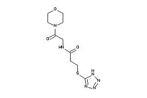 N-(2-keto-2-morpholino-ethyl)-3-(1H-tetrazol-5-ylthio)propionamide