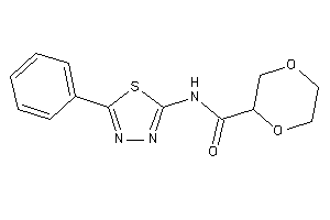 Image of N-(5-phenyl-1,3,4-thiadiazol-2-yl)-1,4-dioxane-2-carboxamide