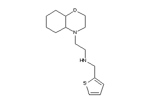 2-(2,3,4a,5,6,7,8,8a-octahydrobenzo[b][1,4]oxazin-4-yl)ethyl-(2-thenyl)amine