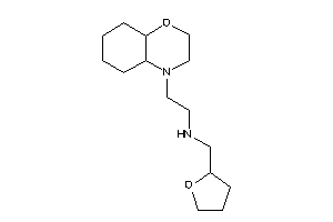 2-(2,3,4a,5,6,7,8,8a-octahydrobenzo[b][1,4]oxazin-4-yl)ethyl-(tetrahydrofurfuryl)amine