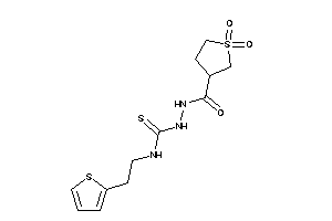 1-[(1,1-diketothiolane-3-carbonyl)amino]-3-[2-(2-thienyl)ethyl]thiourea