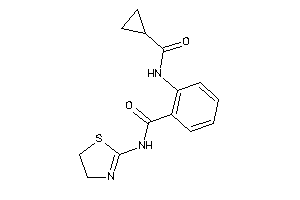 2-(cyclopropanecarbonylamino)-N-(2-thiazolin-2-yl)benzamide