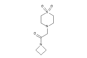 1-(azetidin-1-yl)-2-(1,1-diketo-1,4-thiazinan-4-yl)ethanone