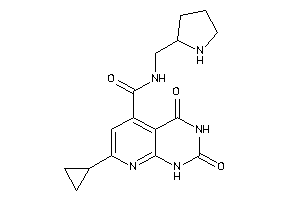 7-cyclopropyl-2,4-diketo-N-(pyrrolidin-2-ylmethyl)-1H-pyrido[2,3-d]pyrimidine-5-carboxamide