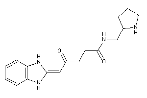 5-(1,3-dihydrobenzimidazol-2-ylidene)-4-keto-N-(pyrrolidin-2-ylmethyl)valeramide