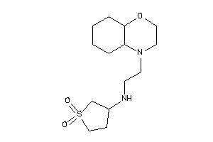 2-(2,3,4a,5,6,7,8,8a-octahydrobenzo[b][1,4]oxazin-4-yl)ethyl-(1,1-diketothiolan-3-yl)amine