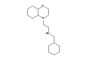 2-(2,3,4a,5,6,7,8,8a-octahydrobenzo[b][1,4]oxazin-4-yl)ethyl-(cyclohexylmethyl)amine