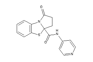 1-keto-N-(4-pyridyl)-2,3-dihydropyrrolo[2,1-b][1,3]benzothiazole-3a-carboxamide