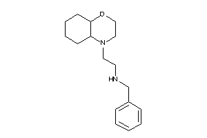 2-(2,3,4a,5,6,7,8,8a-octahydrobenzo[b][1,4]oxazin-4-yl)ethyl-benzyl-amine