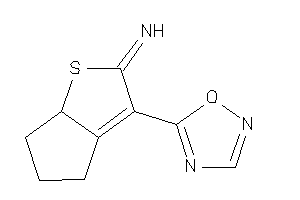 [3-(1,2,4-oxadiazol-5-yl)-4,5,6,6a-tetrahydrocyclopenta[b]thiophen-2-ylidene]amine