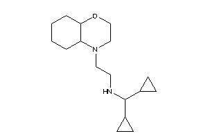 2-(2,3,4a,5,6,7,8,8a-octahydrobenzo[b][1,4]oxazin-4-yl)ethyl-(dicyclopropylmethyl)amine