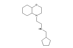 2-(2,3,4a,5,6,7,8,8a-octahydrobenzo[b][1,4]oxazin-4-yl)ethyl-(cyclopentylmethyl)amine