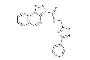 N-[(3-phenyl-1,2,4-oxadiazol-5-yl)methyl]pyrazolo[1,5-a]quinazoline-3-carboxamide