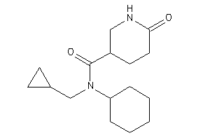 N-cyclohexyl-N-(cyclopropylmethyl)-6-keto-nipecotamide