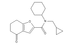 N-cyclohexyl-N-(cyclopropylmethyl)-4-keto-6,7-dihydro-5H-benzofuran-2-carboxamide